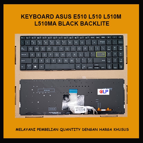 Keyboard Laptop Asus E510 L510 L510m L510ma Backlite