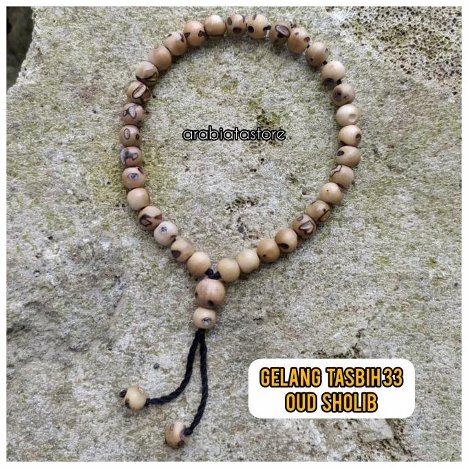 Gelang Tasbih 33 Oud Sholib Full