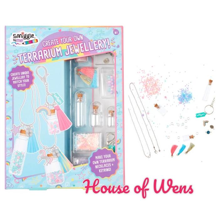 Smiggle Terrarium Diy Jewellery Kit Original - Kalung Smiggle Diy Pengiriman Cepat