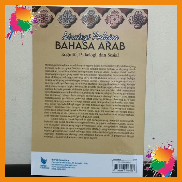 

original buku strategi belajar bahasa arab kognitif psikologis dan sos [fany]