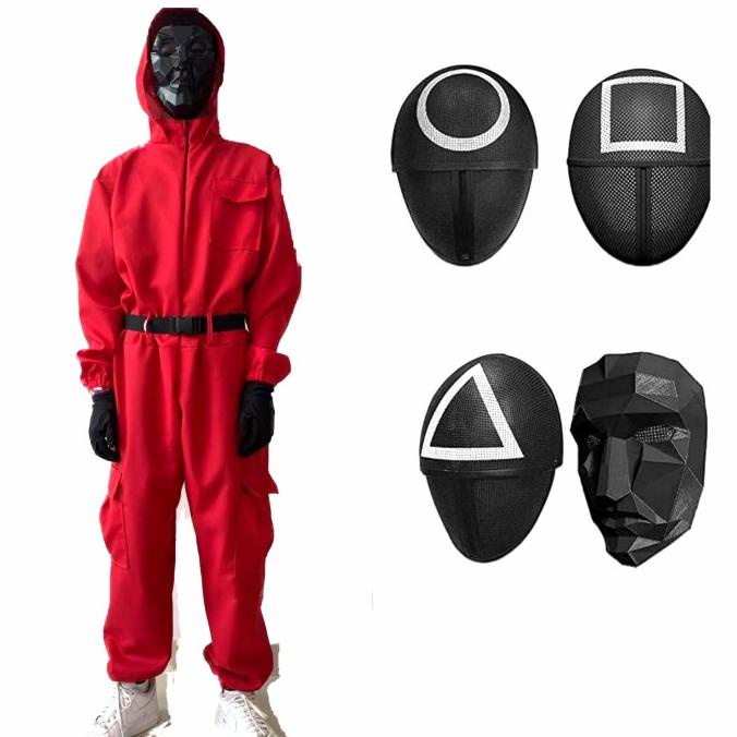 

Kostum Squid Game Jumpsuit Merah Moneyheist Seragam Merah Kpop Murah Terbaik