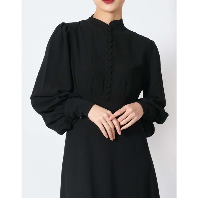 New Thenblank | Sarasvati Dress Midi | Black Limited Edition