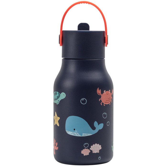 ✅Original Lund London Little Lund Water Bottle 400Ml - Ocean Diskon