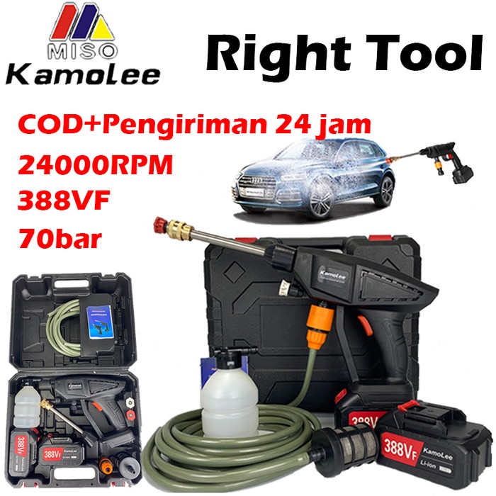 Kamolee-Jet cleaner-Cordless Portable Multifungsi/mesin cuci mobil