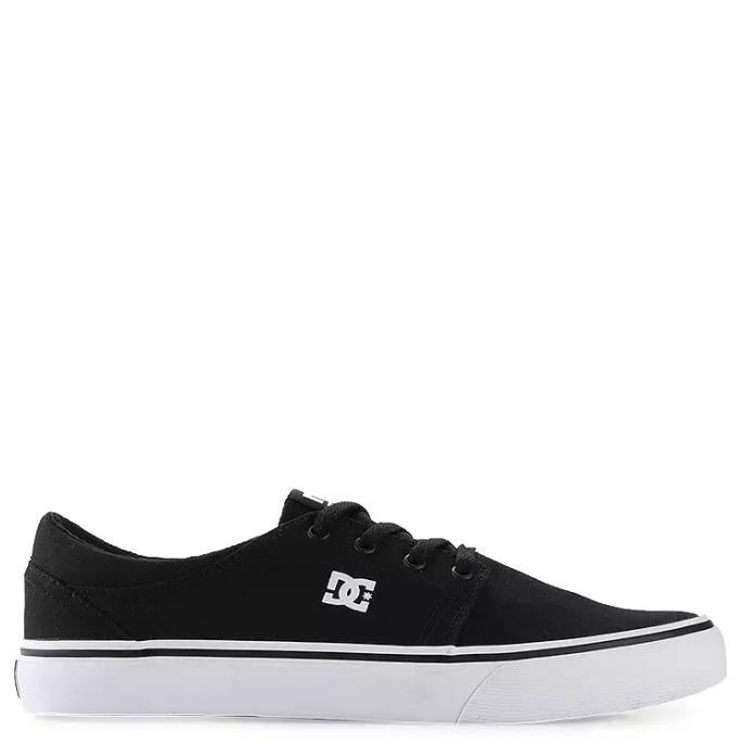 Dc - Sepatu Sneakers Pria Original - Trase Tx Black/White Coolpeoplestyle