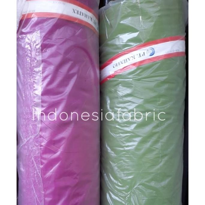 New Kain Bahan Daster Rayon Polos Kahatex Meteran Limited Edition