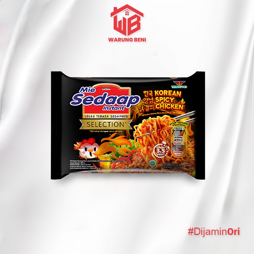 

Sedaap Mie Instan Korean Spicy Chicken 87 gr