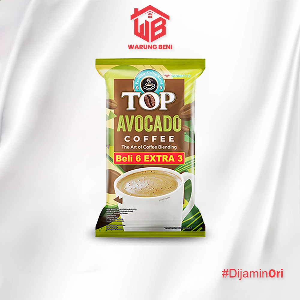 

Top Coffee Kopi Instan Avocado 20 gr x 6 pcs