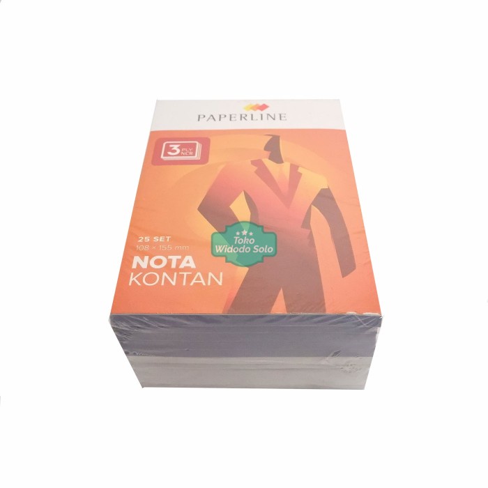 

Nota Kecil Kontan NCR 3 Ply Paperline Rangkap Tiga 10 Buah