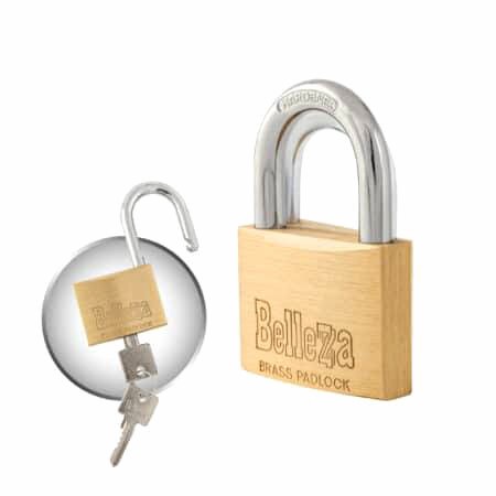 Latin- Gembok Bellezza Gmb 174-60 Brs - Brass Padlock Belleza 60 Mm