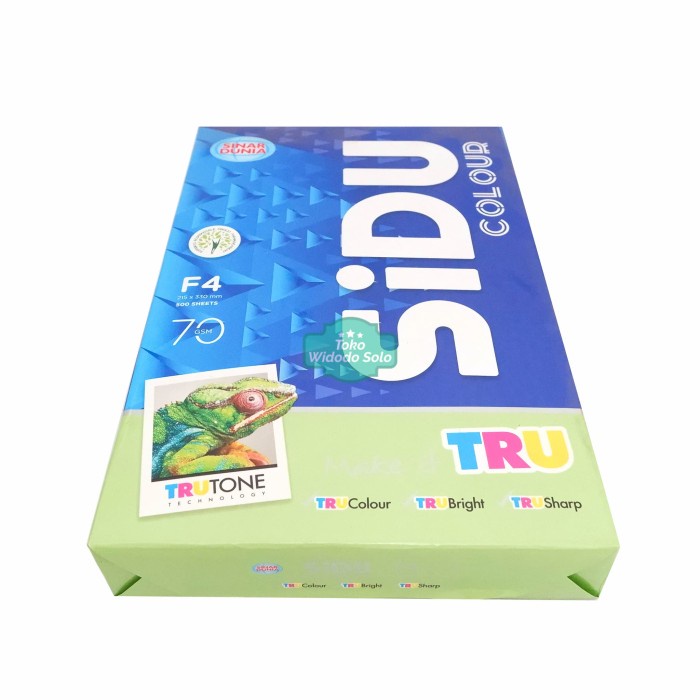 

Kertas HVS Hijau Muda Sinar Dunia F4 70gsm Folio 1 Rim