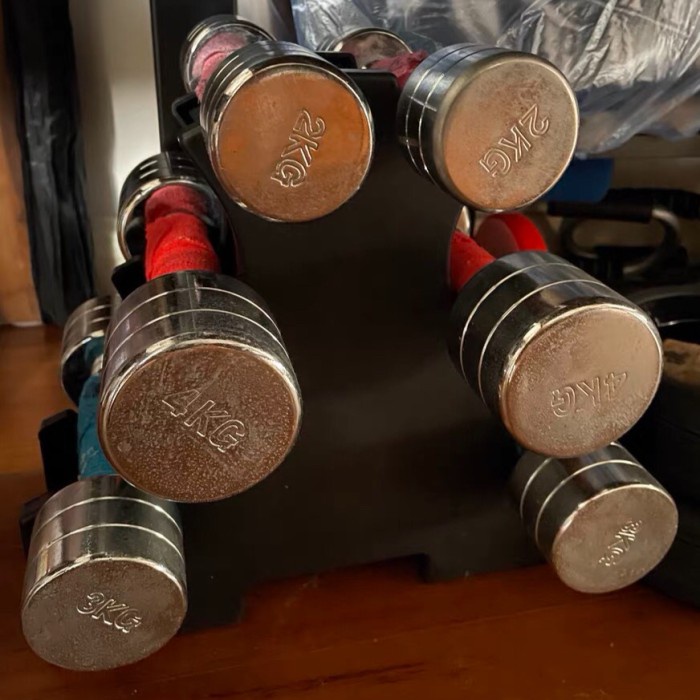 Rak Dumbell / Dumbbell Stand / Dumbell Holder / Rak Barbel