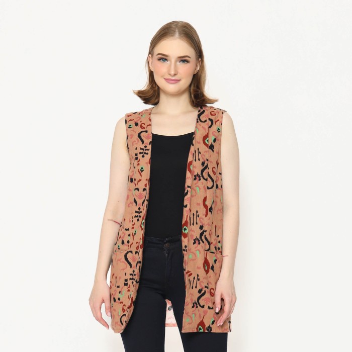 Rodeo - Cardigan Wanita - Adsila Cardigan Top - Brown
