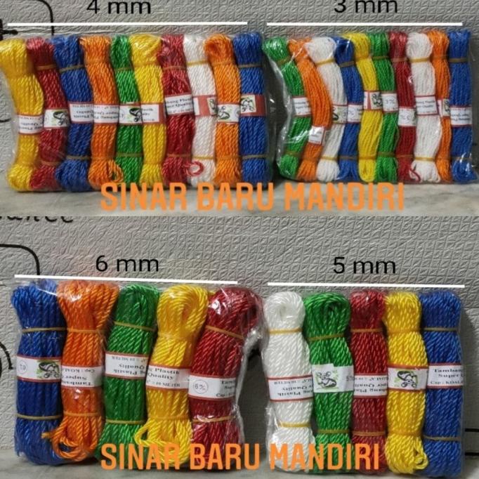 

*#*#*#*#] Tali tambang plastik berbagai ukuran 3-6 mm Cap Koala SATUAN