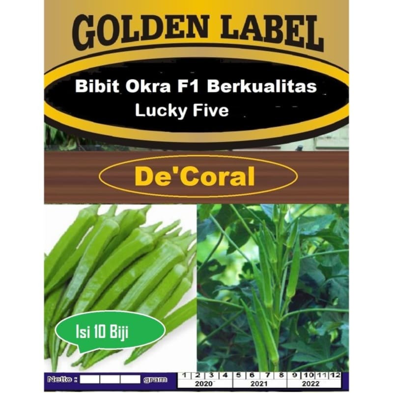Bibit Okra F1 Lucky Five | Benih Okra F1