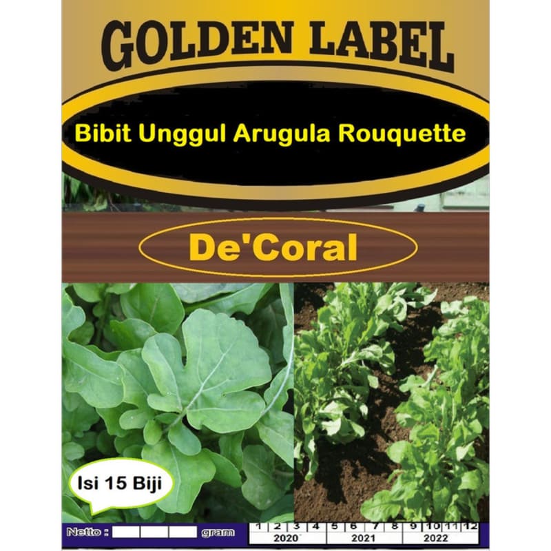 Bibit Unggul Arugula Rouquette | Benih Arugula Rouquette