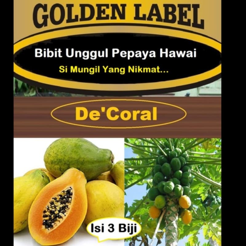 Bibit Unggul Pepaya Hawai|Benih Pepaya Hawai|Pepaya Mungil|Pepaya Solo