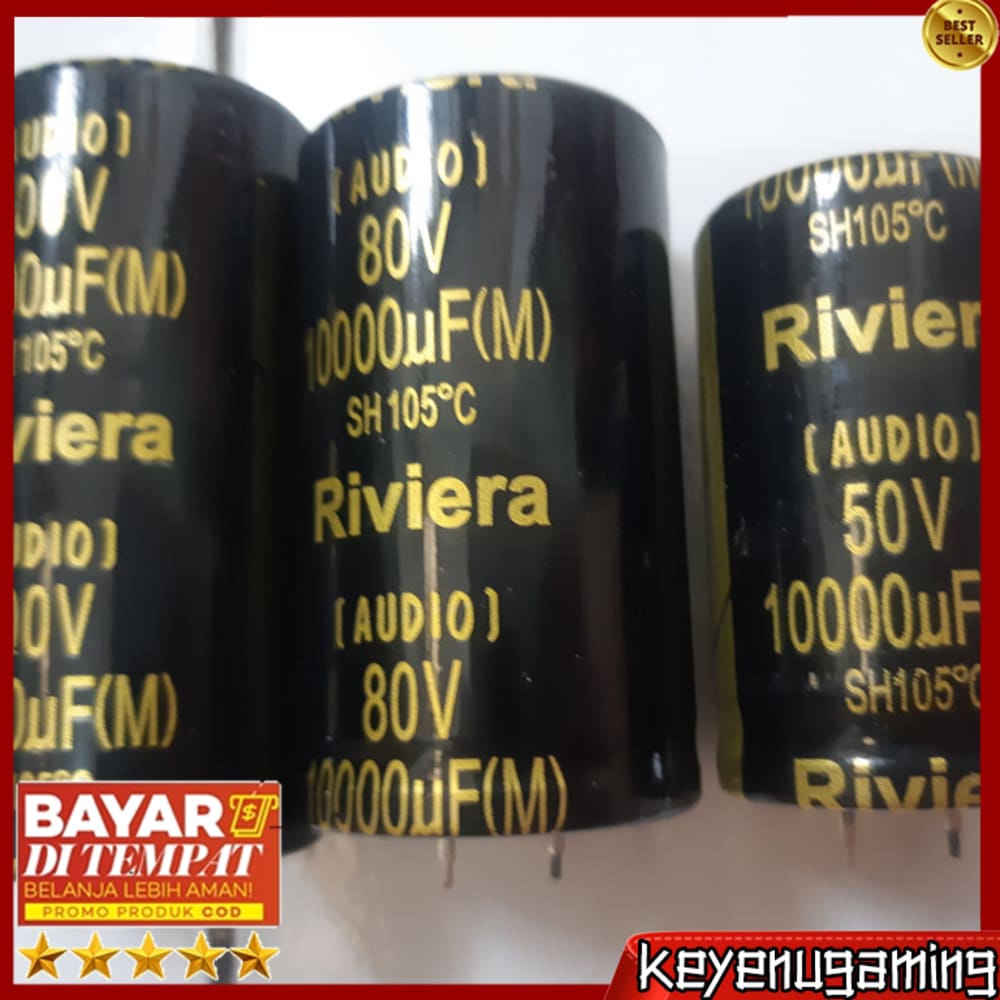 Kapasitor Elco 10000Uf80 V 80V Riviera