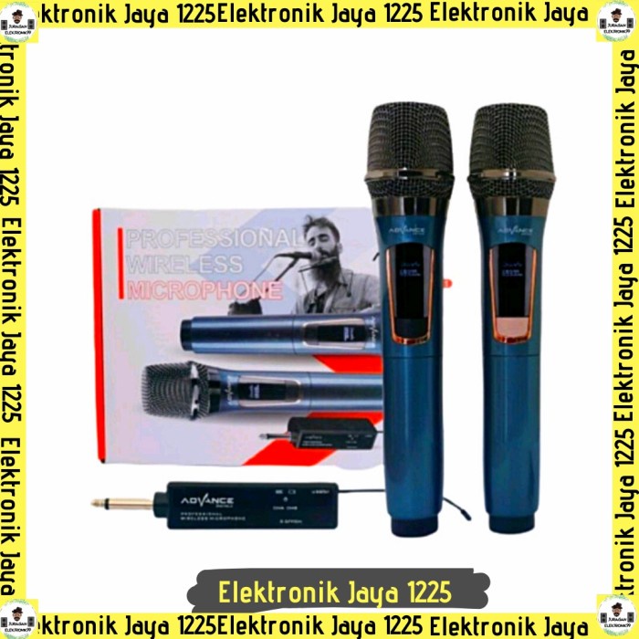 mic wireless double advance 301 microphone advance 301
