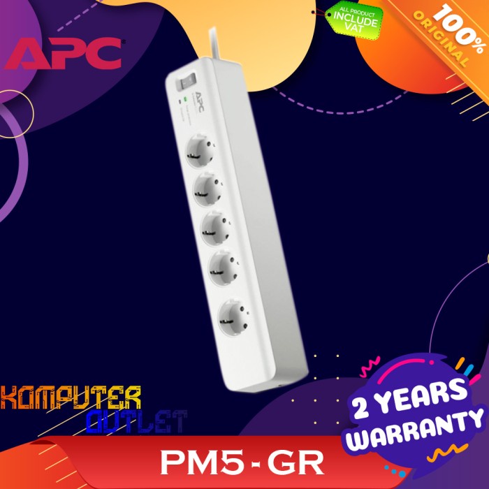 Promo Colokan Listrik Surge Protector Pm5Gr - Apc