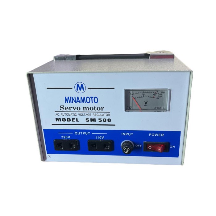 AVR STAVOL STABILIZER SERVO MOTOR MINAMOTO SM 500