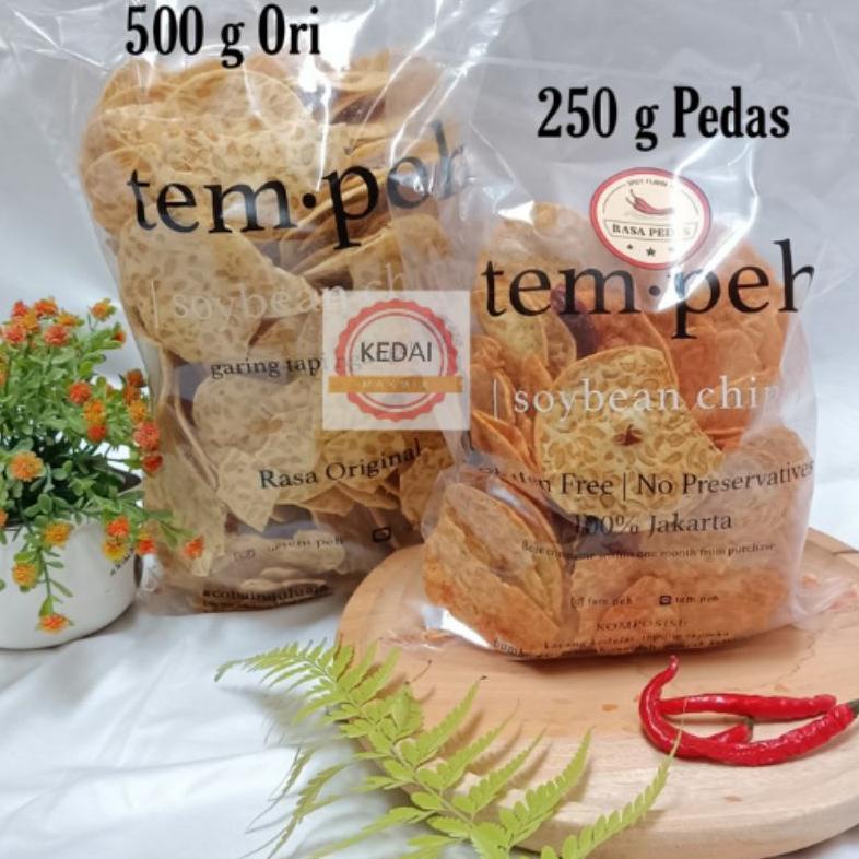 

Recommended Keripik Tempe Kripik Kerupuk Satu Paket 2 pcs ( Original 500 Gram dan Pedas 250 Gram ) Soybean Chips