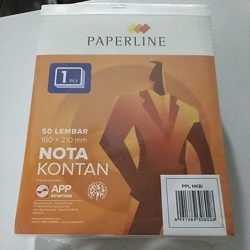 

buku nota kontan 1 ply besar paperline / NK b1