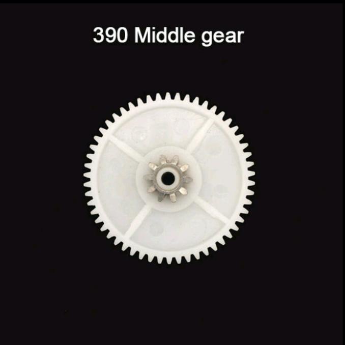 390 Type A Midle Gear Pliko/ Gearbox / Mobil Motor Mainan Aki