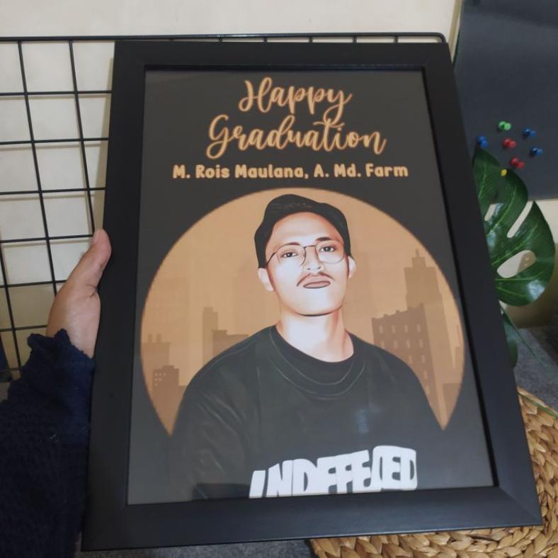 

Best - frame pigura design kado wisuda cowok/cewek kado design frame 10Rs komplit sama design+kardus ,,