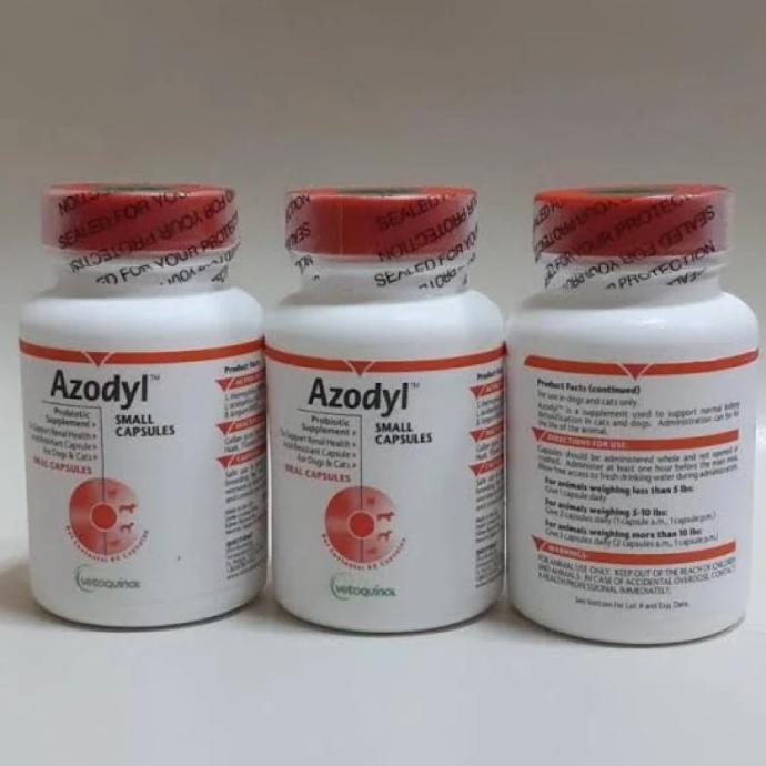

BARANG TERBARU !!! AZODYL ECER 1 KAPSUL SUPLEMEN RENAL UNTUK ANJING KUCING SAKIT GINJAL - TERLARIS