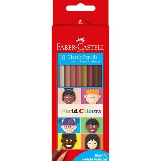 

BARANG TERBARU !!! FABER CASTELL WORLD COLOUR SKIN TONE COLOR PENCIL PENSIL WARNA KULIT - TERLARIS