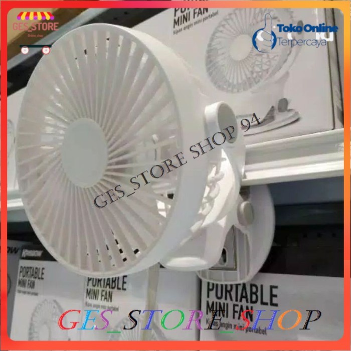 Sale KRISBOW - KIPAS ANGIN JEPIT PORTABEL / KIPAS MINI MEJA PORTABLE /KIPAS ANGIN MINI/KIPAS ANGIN