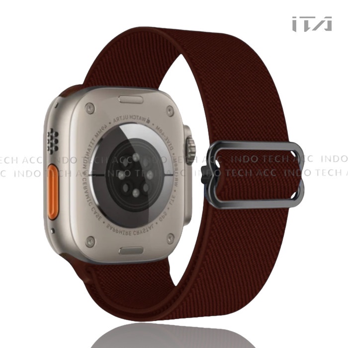 Apple Watch Ultra 8 7 6 5 4 SE 3 Strap Nylon Tali Jam iWatch FLEX LITE