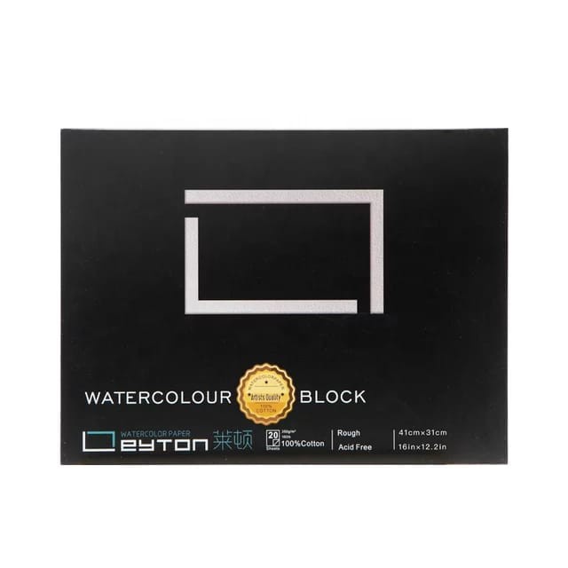 

leyton watercolor block 450GSM 100% cotton 41x31cm
