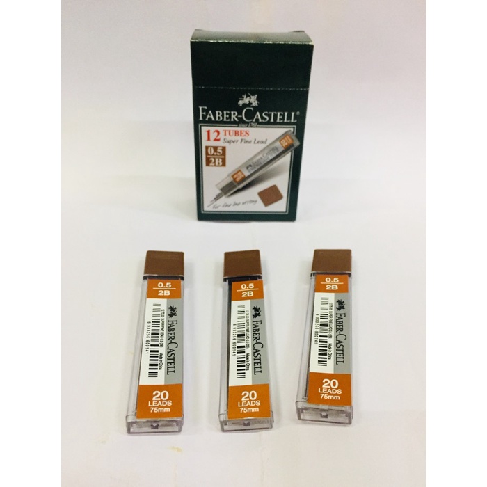 

Isi Pensil Mekanik Faber Castell 0,5 ( Isi 12 Tube )