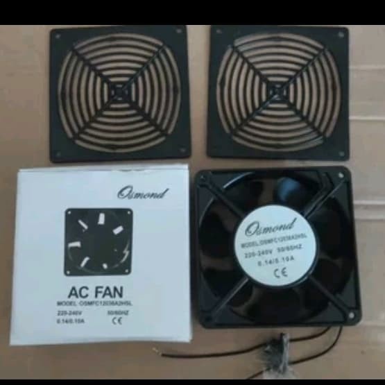 BAYAR DITEMPAT kipas mini AC fan 12cmx12cm 220v /KIPAS ANGIN MINI/KIPAS ANGIN PORTABLE/KIPAS LIPAT