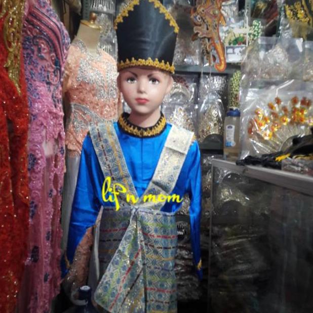 Baju adat aceh anak laki SD baju adat nusantara laki