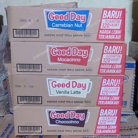 

Goodday Vanilla Latte 1 dus isi 120 sachet x 20gr