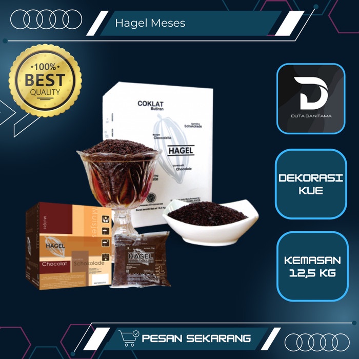 

Hagel Meises 12,5 Kilogram cokelat tabur