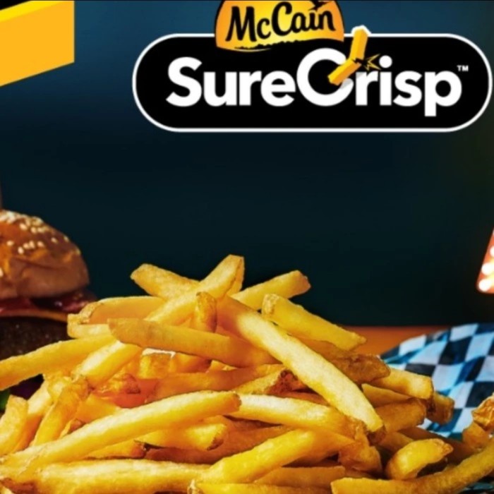 

McCain SureCrisp Shoestring Batter Coated Kentang Goreng Renyah 2,3kg