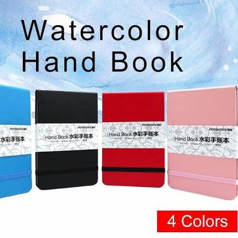

BARANG TERBARU !!! 110x170 POTENTATE WATER COLOR JOURNAL HAND BOOK - TERLARIS