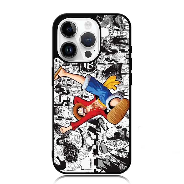 Casing Case iPhone 15 Plus Pro Max Luffy One Piece AE1616 TPU Rubber Custom S1