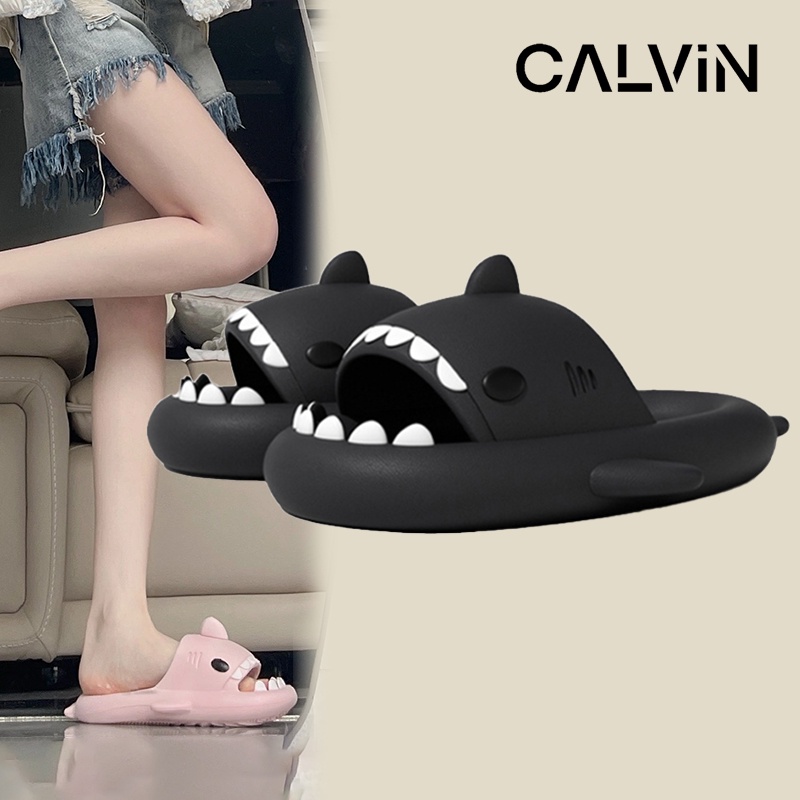 Sandal slop hiu wanita karet import korea Sendal wanita kekinian EVA Anti Slip terbaru/Sandal