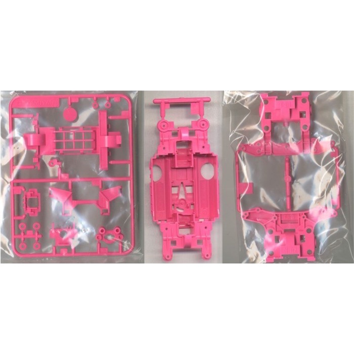Tamiya MS Pro Pink Chassis Set (Center, NT, Gearbox)