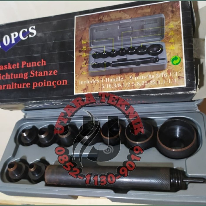 

Promo Gasket Punch Set 10 Pcs Alat Pembolong Packing Terbaru