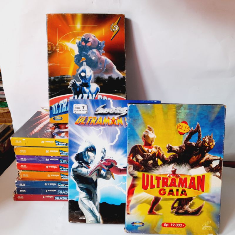 VCD Ultraman Cosmos, Ultraman Nexus, Gaia, Dubbing Indonesia (Satuan) MURAH