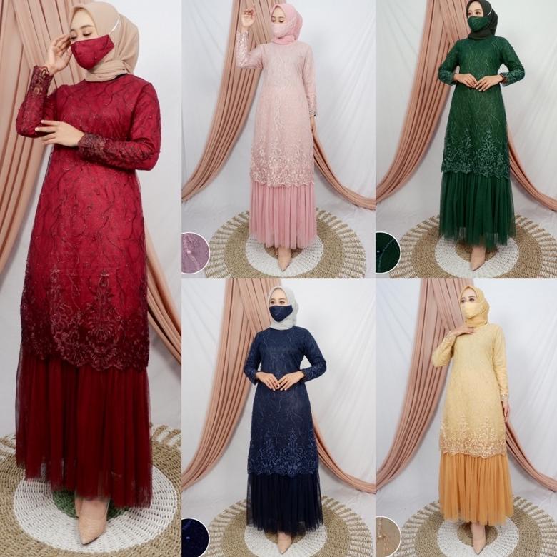 Gamis Tutu~Gamis Pesta ~Gamis Modern ~ Gamis Wisuda ~ Kebaya Modern ~Kebaya Brokat ~Gamis Brokat Ter