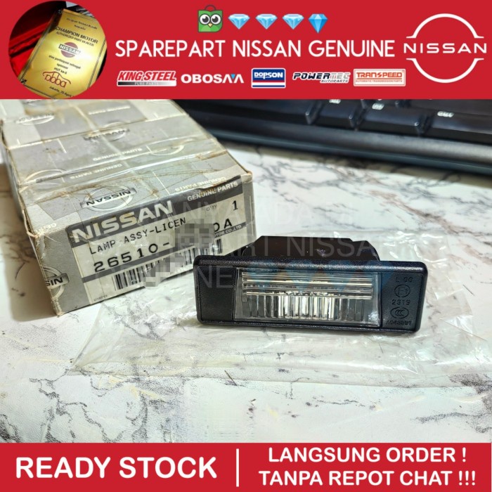 ✅Baru Almera N17 Lampu Plat Nomor Belakang Lamp License 100 Ori Nissan Bisa Gojek