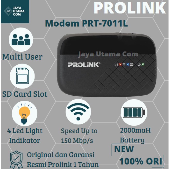 Promo Modem Mifi / Wifi 4G Prolink Prt7011L