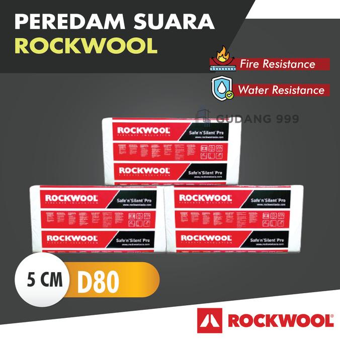 Peredam Suara / Rockwool D80 5cm / Rockwool / Peredam Ruangan / Rokwol